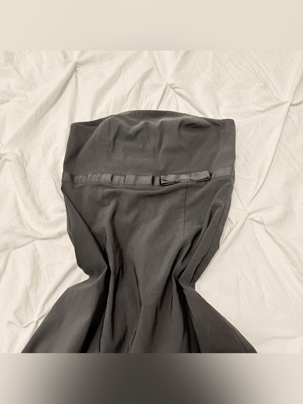 Express Black Strapless Stretch Cocktail Dress